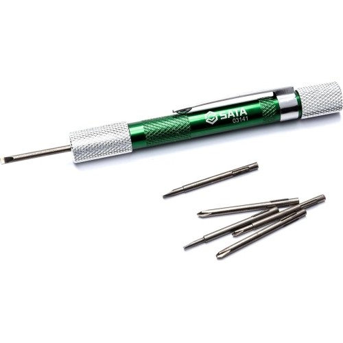 Mini scewdriver with interchagable tips (6pcs) (pl/PH)