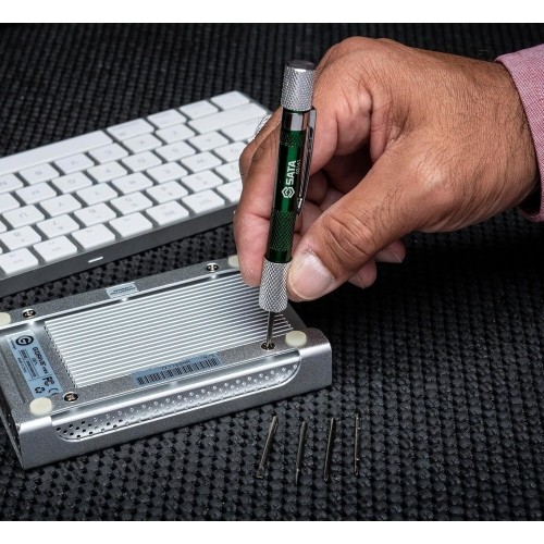 Mini scewdriver with interchagable tips (6pcs) (pl/PH)