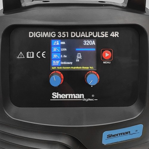Inverter synergy welder DIGIMIG 351 DUALPULSE 4R