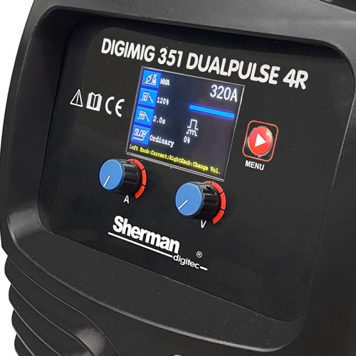 Inverter synergy welder DIGIMIG 351 DUALPULSE 4R