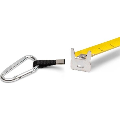 Measuring steel tape with stop - 10m x 25mm
