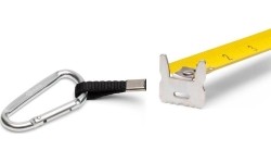 Measuring steel tape with stop - 2m x 13mm