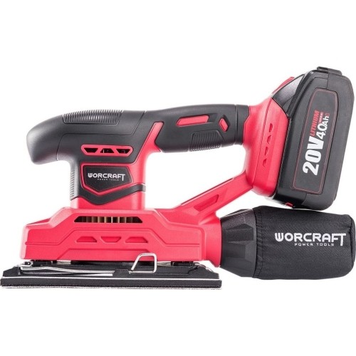 Akumuliatorinis šlifuoklis orbitinis 94x185mm 20V LI-ION