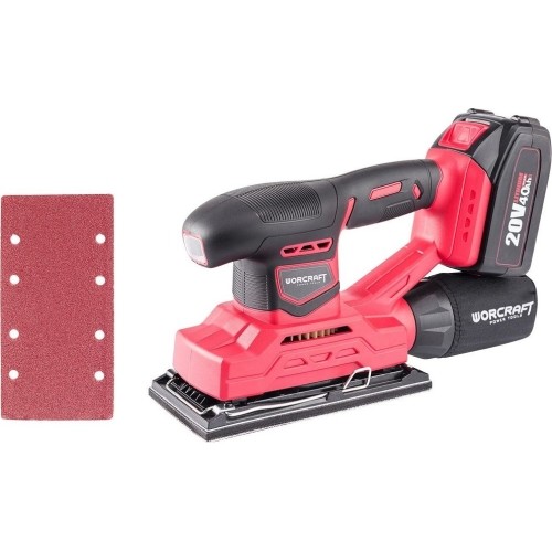 Akumuliatorinis šlifuoklis orbitinis 94x185mm 20V LI-ION