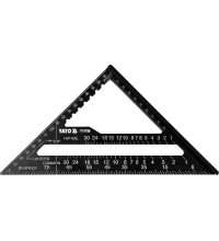 Aluminium angle square 180mm inch/metric scale