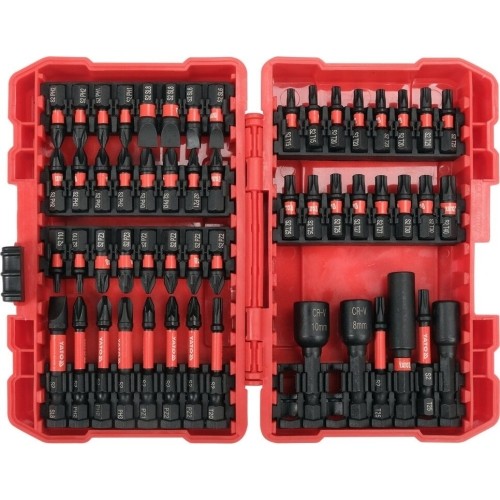 Dr. 1/4" Impact screwdriver bit set 54pcs (FLAT, PZ, PH, TORX)