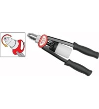 Hand riveter with rotary head