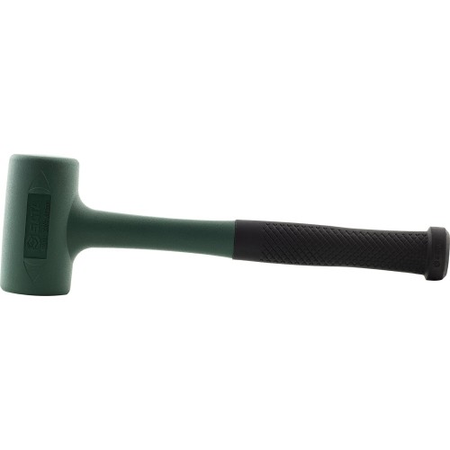 Rubber mallet with schock absorbing head - 0.4kg, Ø 35mm, L280mm