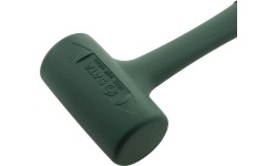 Rubber mallet with schock absorbing head - 0.4kg, Ø 35mm, L280mm