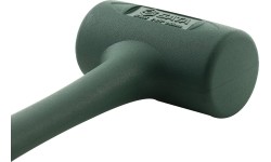 Rubber mallet with schock absorbing head - 0.4kg, Ø 35mm, L280mm