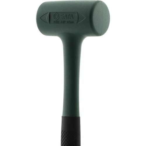 Rubber mallet with schock absorbing head - 0.4kg, Ø 35mm, L280mm