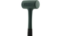 Rubber mallet with schock absorbing head - 0.4kg, Ø 35mm, L280mm