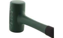 Rubber mallet with schock absorbing head - 0.4kg, Ø 35mm, L280mm