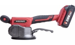 Akumuliatorinis vibracinis įrankis plytelėms su plastikine dėže 20V 2.0Ah