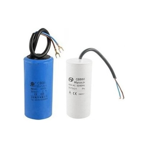 Capacitor set (2pcs) for compressor V-0.25/8 220V