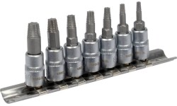 Extractor set 7pcs (thin) 1/4" TORX