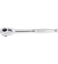 1/2" Dr. Quick-release ratchet with metal handle, L250mm