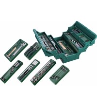 Tool box with trays and SATA tools