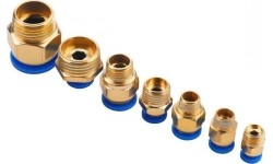 Greito jungimo vožtuvų su sriegiais rinkinys (4 - 16mm)(1/8"+1/4"+1/2") 72vnt.