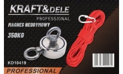 Neodymium magnet handle with rope, 350kg