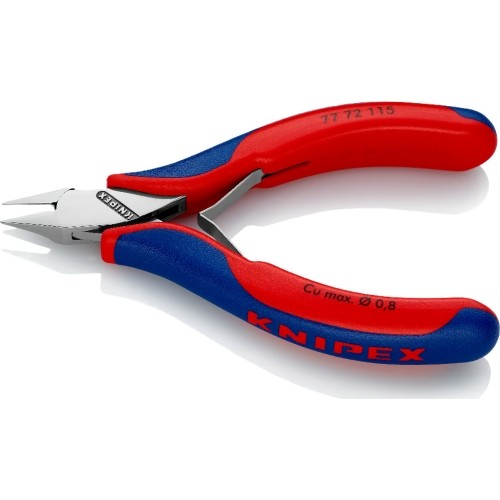 Diagonal cutting pliers for electronics 115mm ESD KNIPEX