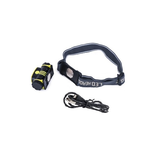 COB rechargeable detachable head lamp with sensor