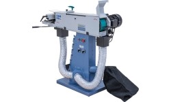 Vamzdžių ir profilių galų šlifavimo staklės su integruota dulkių nutraukimo sistema KBR 100 x 2000 DC-2