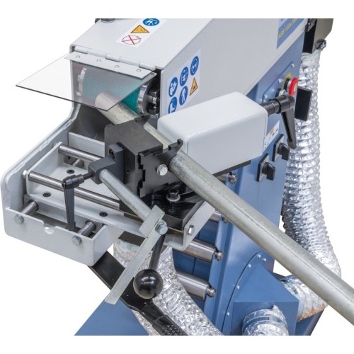 Pipe and profile end grinding machine with aspiration KBR 100 x 2000 DC-2