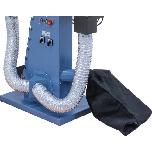 Vamzdžių ir profilių galų šlifavimo staklės su integruota dulkių nutraukimo sistema KBR 100 x 2000 DC-2