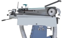 Vamzdžių ir profilių galų šlifavimo staklės su integruota dulkių nutraukimo sistema KBR 100 x 2000 DC-2