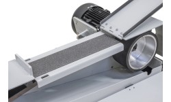 Vamzdžių ir profilių galų šlifavimo staklės su integruota dulkių nutraukimo sistema KBR 100 x 2000 DC-2