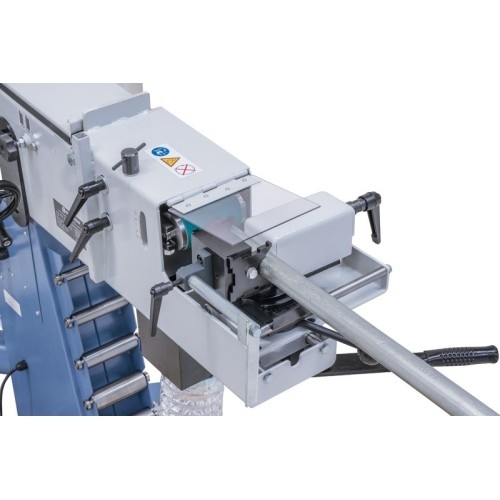 Pipe and profile end grinding machine with aspiration KBR 100 x 2000 DC-2