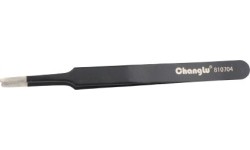 Tweezers straight (round head) 120mm