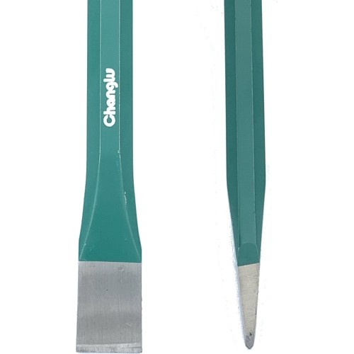 Forged cold chisel with protection 22x16x300mm