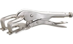 Welding clamp locking pliers