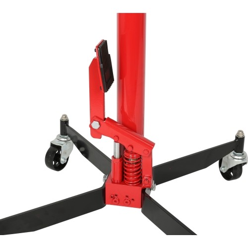 Transmission jack 0.6t with double pump and safety valve