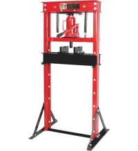 Shop press with hydraulic bottle jack 12t