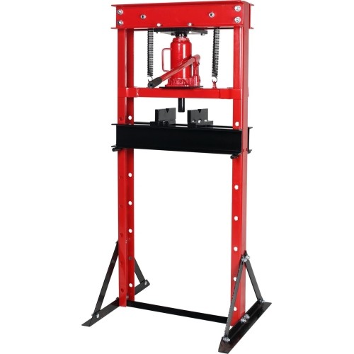 Shop press with hydraulic bottle jack 12t