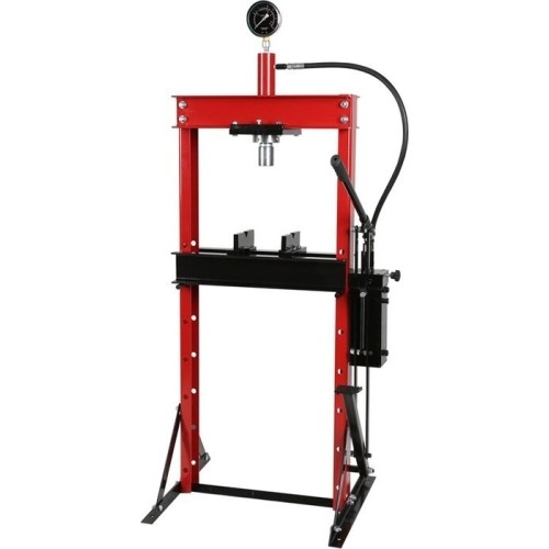 Hydraulic shop press with gauge 20t (foot pump)