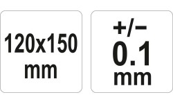 Protractor with ruler 120x150mm