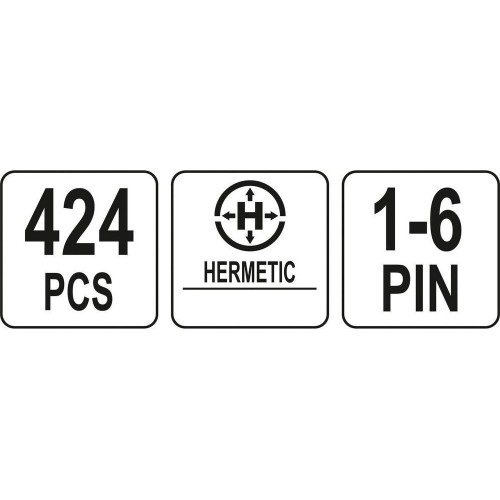 Hermetic electrical connector set (424pcs)