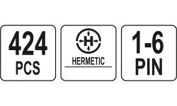 Hermetic electrical connector set (424pcs)