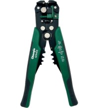 Universal wire stripper and ratchet crimping pliers