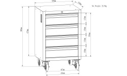 Garage cabinet combo