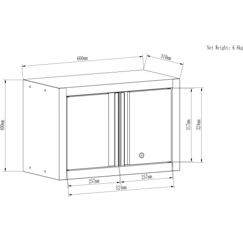 Garage cabinet combo