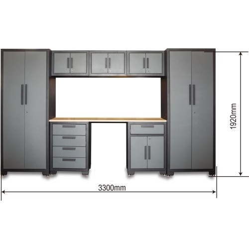 Garage cabinet combo