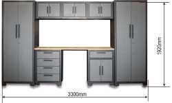 Garage cabinet combo