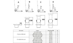Hydraulic floor jack 3t. Low profile