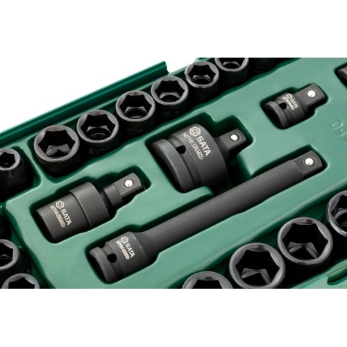 Tray. Impact socket set 3/8“ + 1/2" Dr. 13pcs.