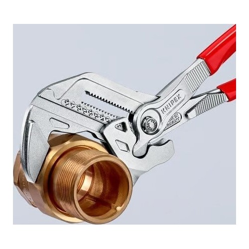 Santechninės replės-raktas KNIPEX su fiksavimu - L150mm
